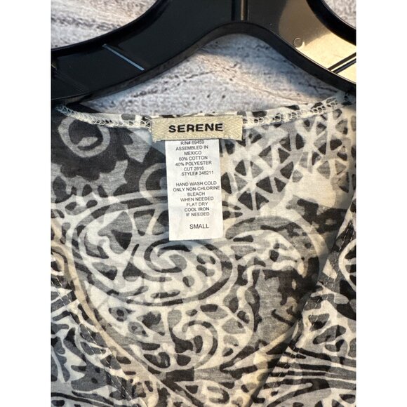 Serene Paisley Dress/ Coverup Size S - Picture 2 of 3